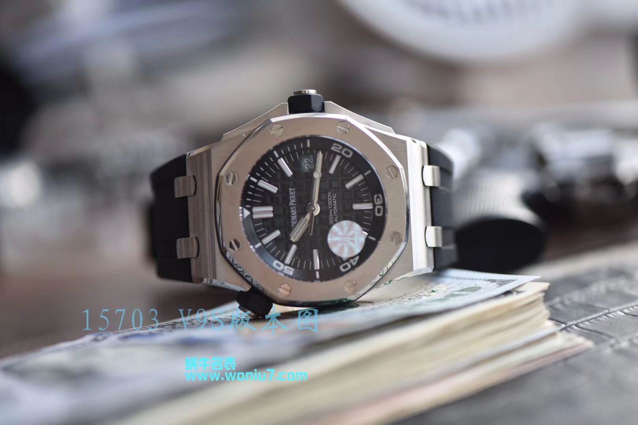 视频评测JF厂官网V9S最新AP爱彼皇家橡树离岸型高仿15703ST.OO.A002CA.01腕表 / JFAP15703