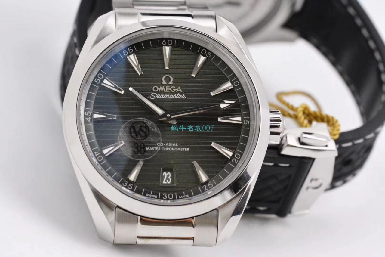 VS厂欧米茄绿海马150米柚木盘复刻高仿220.10.41.21.10.001腕表 / M690