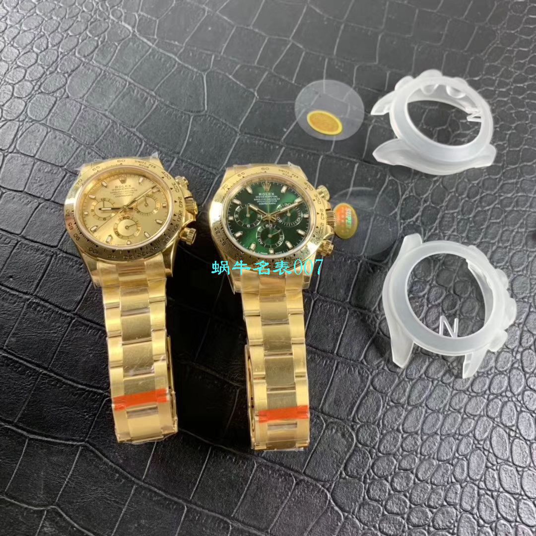 视频评测N厂超级4130绿面金迪劳力士宇宙计型迪通拿顶级复刻高仿m116508-0013腕表 / R388N