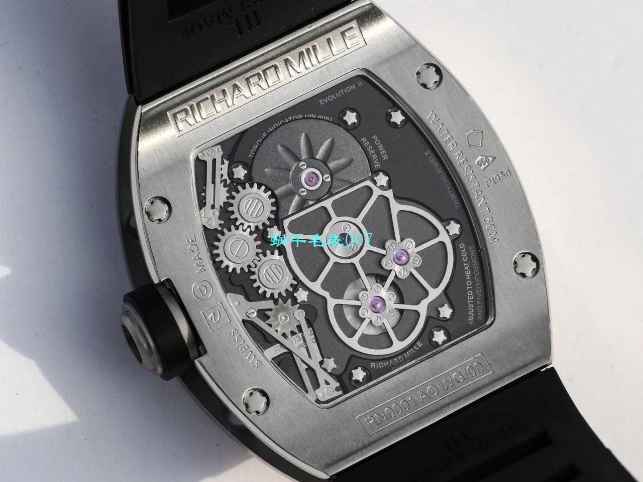 ️JB理查德·米勒复刻高仿RICHARD MILLE RM001真陀飞轮腕表 / RM 001