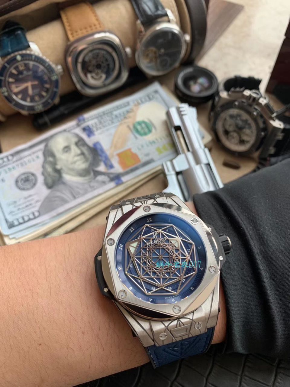 WWF厂超A复刻宇舶高仿刺青系列415.NX.7179.VR.MXM18腕表 / YB079