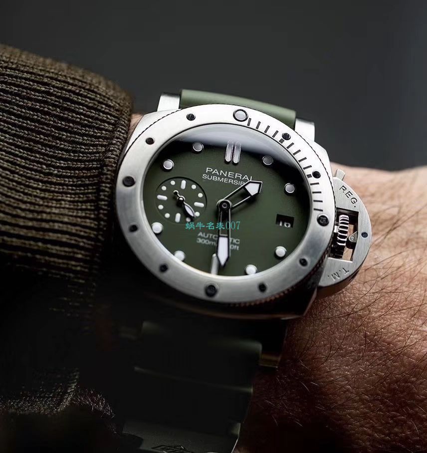 VS厂2020新款沛纳海复刻高仿PAM1055绿海魂绿盘42MM亚洲尺寸 / VSPAM1055