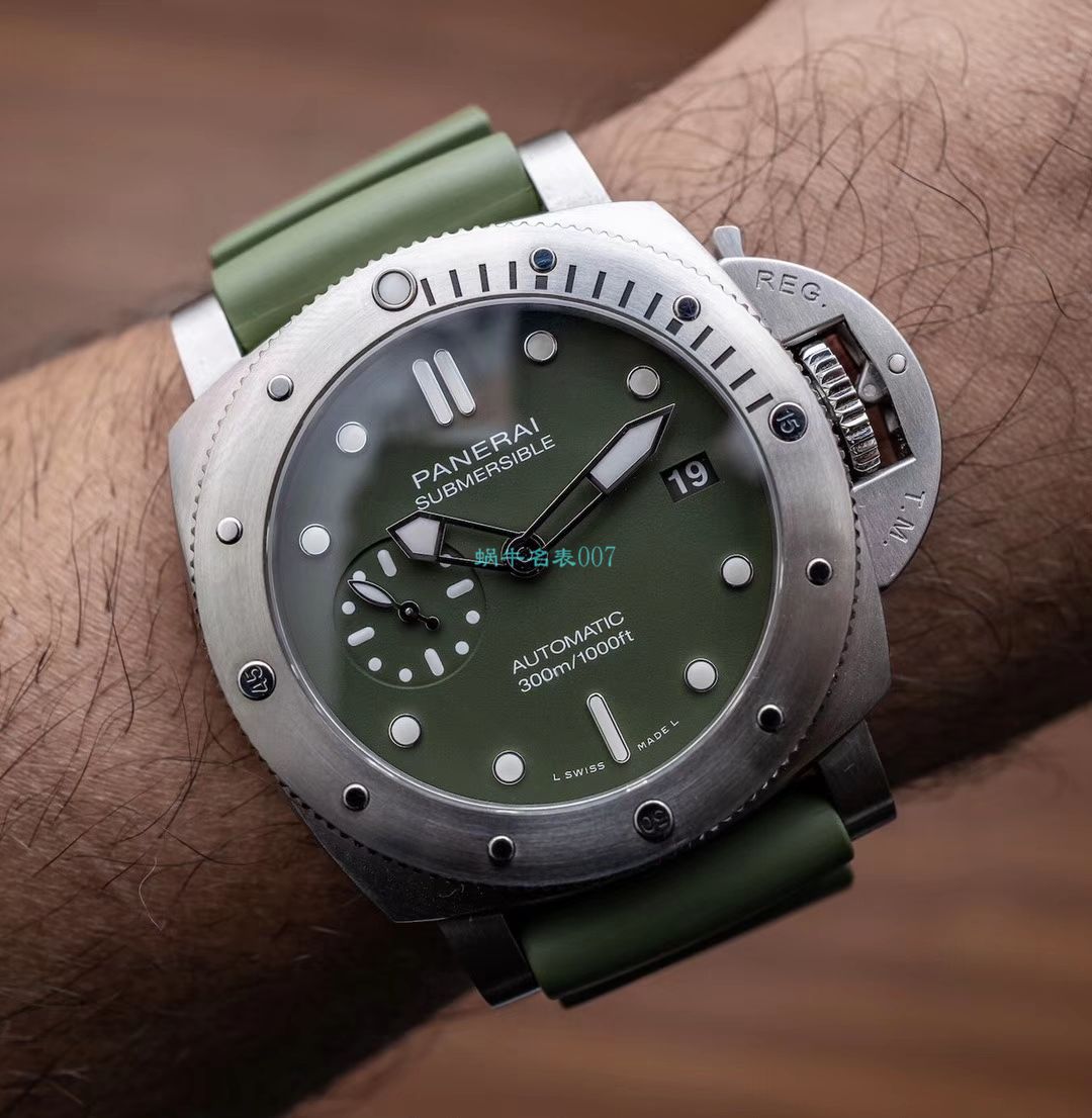 VS厂2020新款沛纳海复刻高仿PAM1055绿海魂绿盘42MM亚洲尺寸 / VSPAM1055