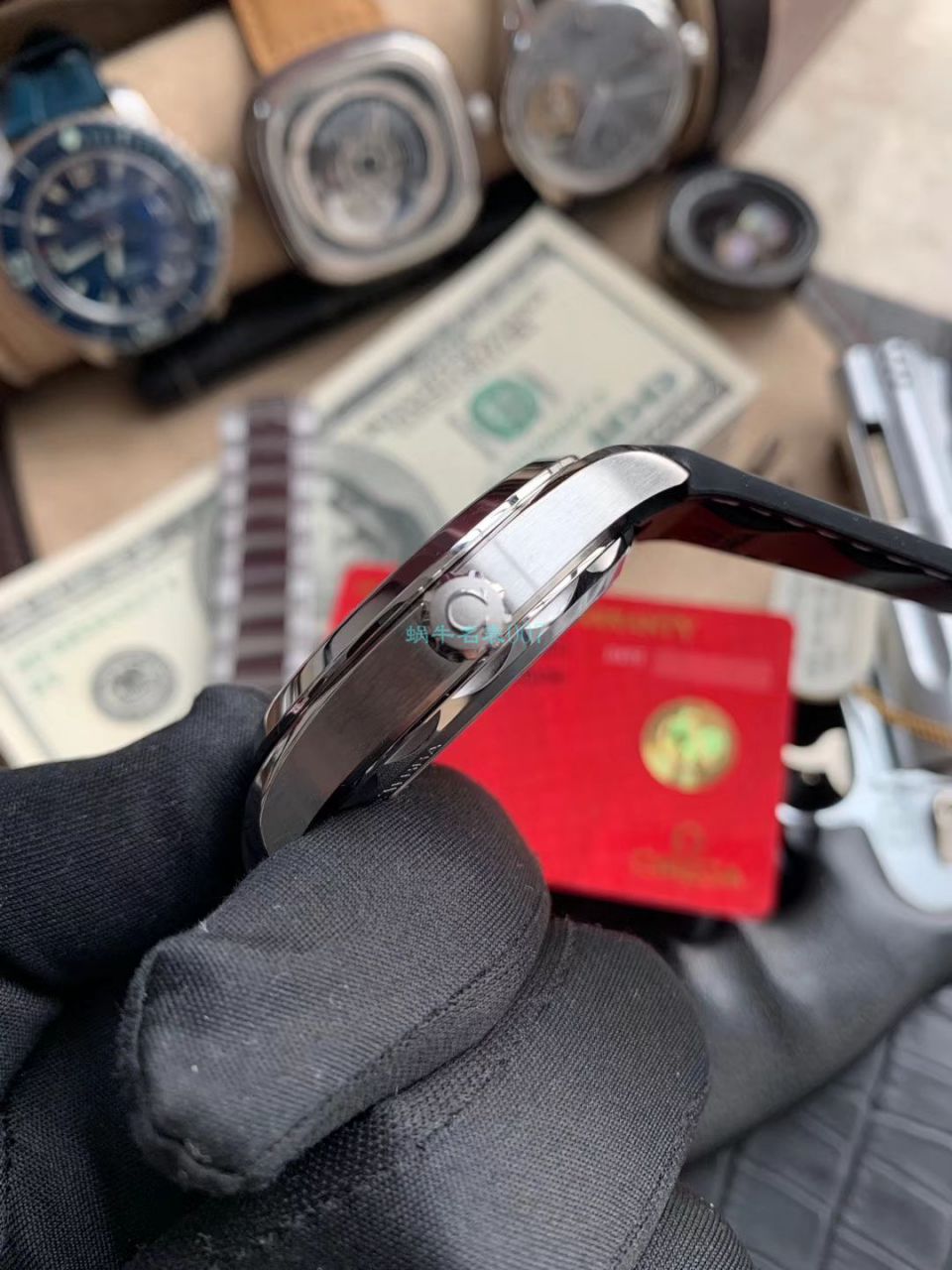 VS厂欧米茄绿海马150米柚木盘复刻高仿220.10.41.21.10.001腕表 / M690