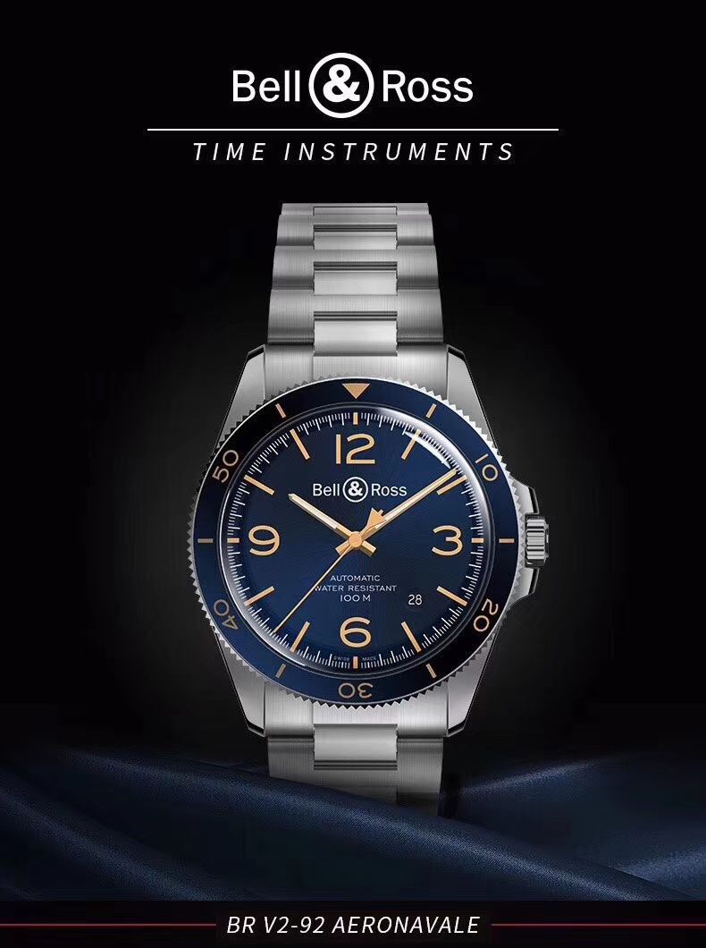 渠道原单柏莱士VINTAGE 系列BRV292-BU-G-ST/SST腕表 / BL033