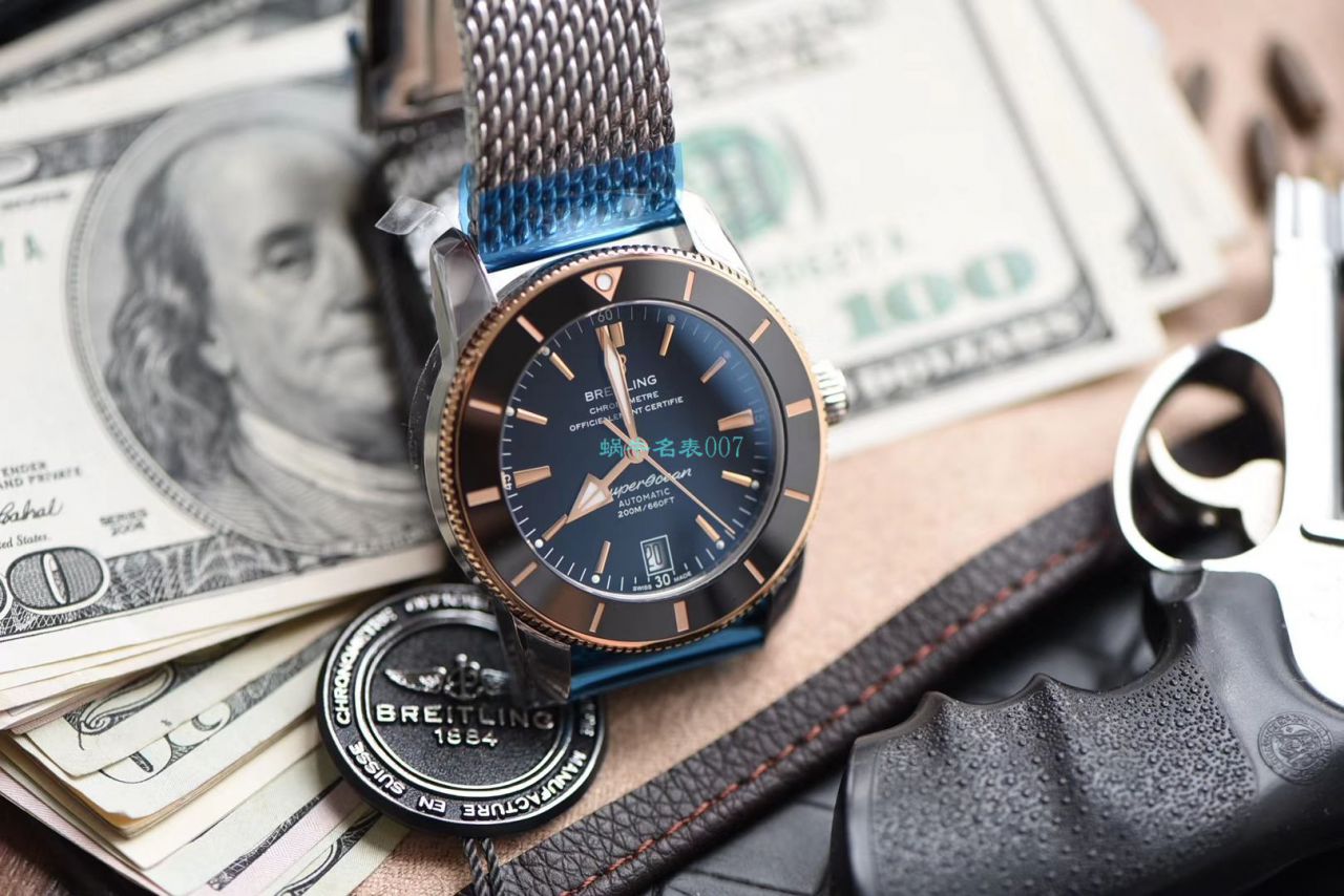 GF厂顶级复刻高仿手表百年灵超级海洋文化二代B20自动机械腕表42系列UB2010121B1S1 / BL159