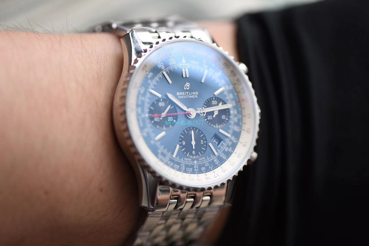 视频评测GF厂顶级复刻高仿手表百年灵航空计时1系列AB0121211C1A1腕表 / BL161