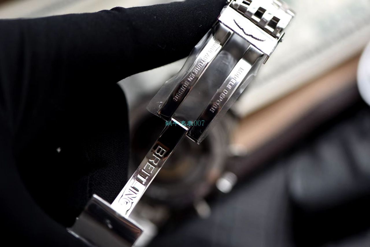 视频评测GF厂超A高仿手表百年灵航空计时 B01计时43系列AB0121211G1A1腕表 / BL163