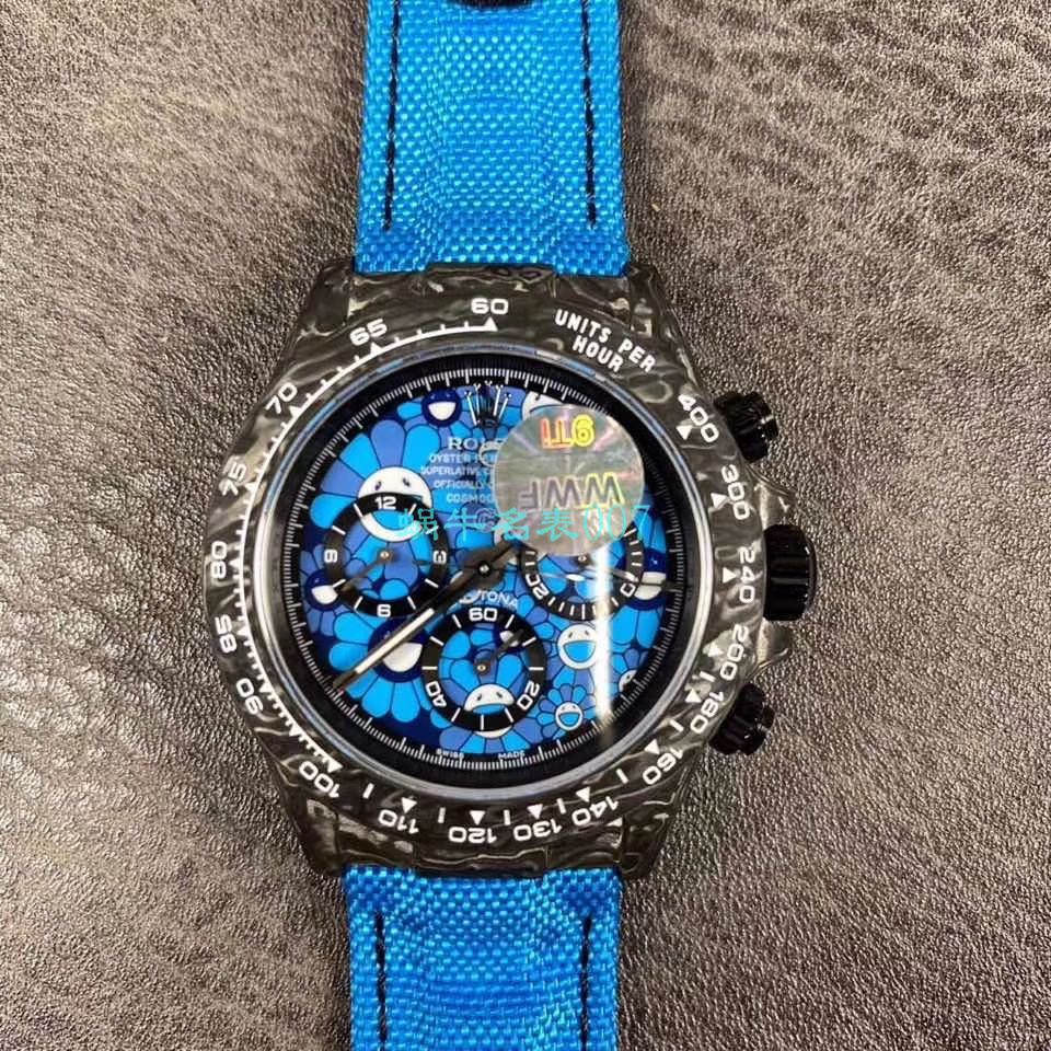 WWF厂官网新品发布劳力士最新DIW团队改装碳纤维迪通拿腕表 / R579