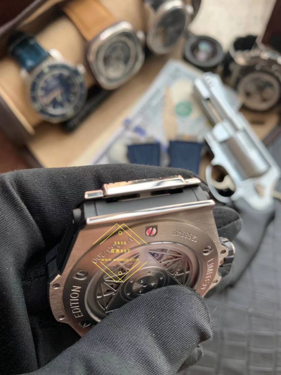 WWF厂超A高仿宇舶刺青系列415.NX.1112.VR.MXM16腕表 / YB086