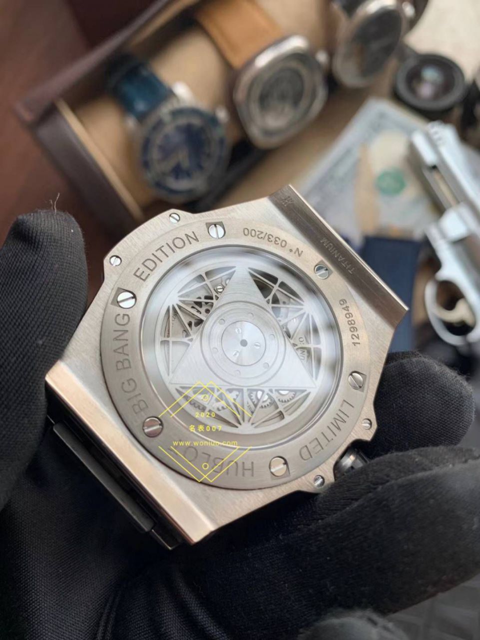 WWF厂顶级复刻手表宇舶SANG BLEU刺青415.CX.1112.VR.MXM18腕表 / YB083