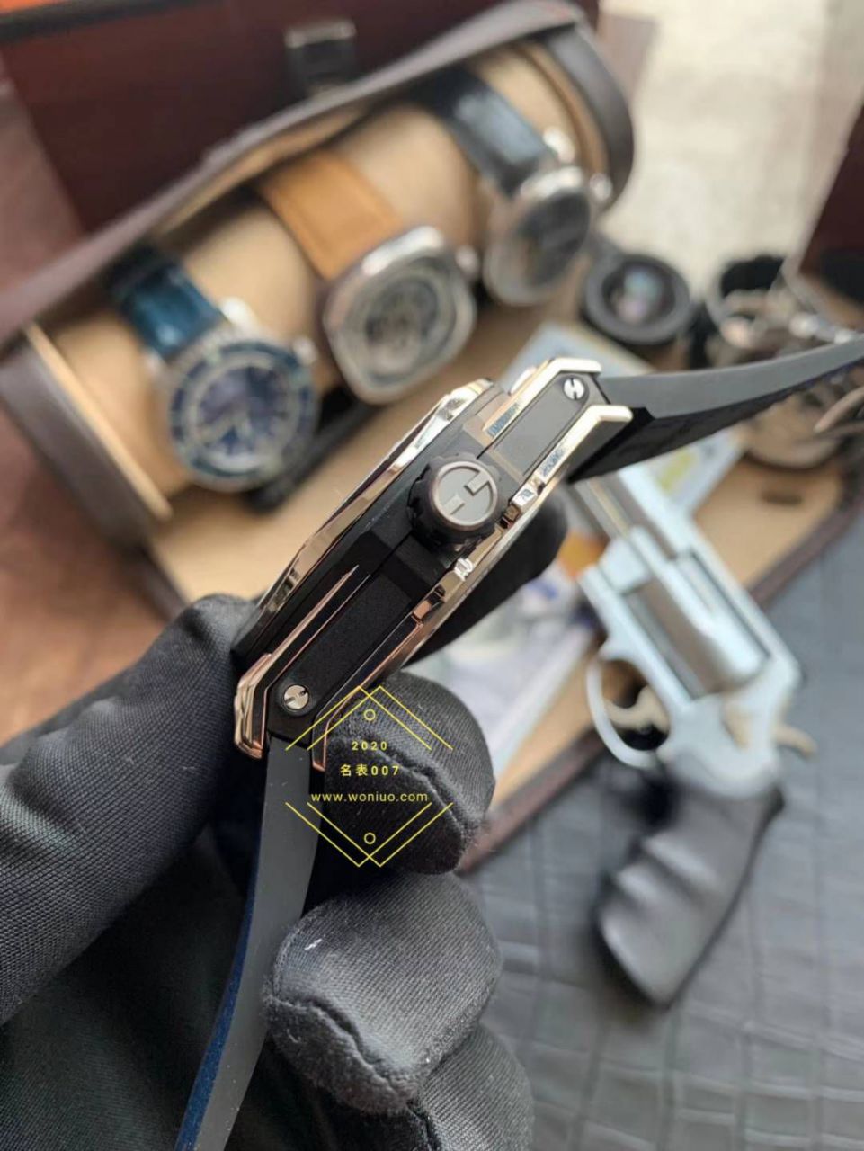 WWF厂超A高仿宇舶刺青系列415.NX.1112.VR.MXM16腕表 / YB086