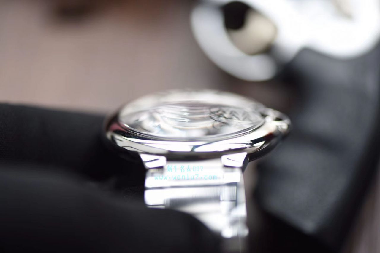 视频评测V6厂官网V7版本顶级复刻高仿手表卡地亚蓝气球42毫米男装W69012Z4多少钱 / K273