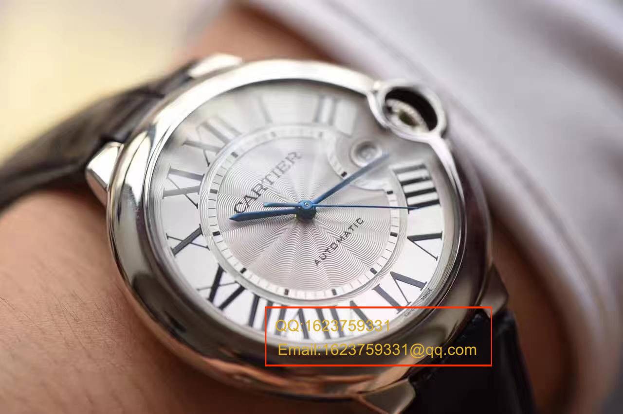 视频评测V6厂官网V7版本顶级复刻高仿手表卡地亚蓝气球42毫米男装W69012Z4多少钱 / K273