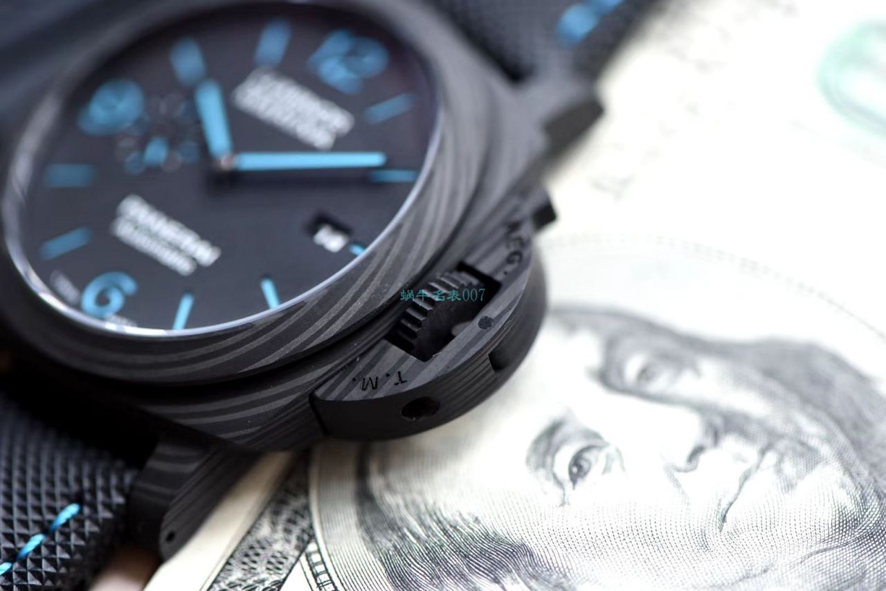 VS厂顶级复刻高仿手表沛纳海LUMINOR庐米诺碳纤维PAM01661腕表 / VSPAM01616