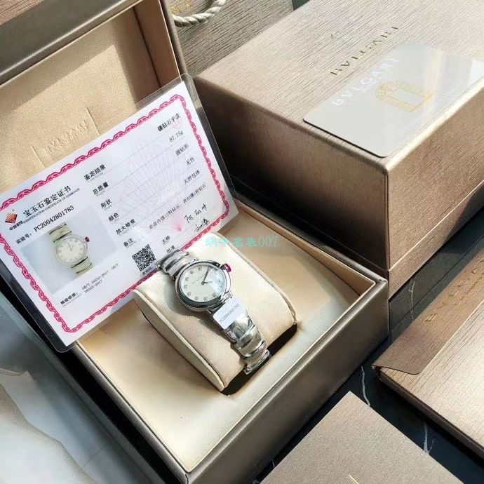 渠道真钻原单宝格丽LVCEA系列102196 LU28WSS/12女士腕表 / BG033