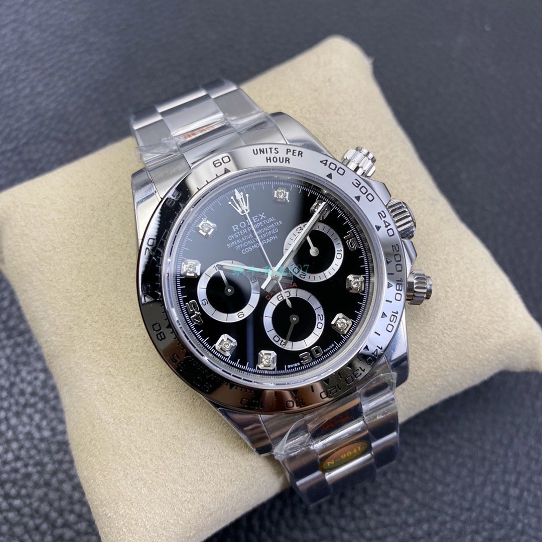 NOOB厂超A高仿手表劳力士宇宙计型迪通拿系列m116509-0055 黑盘腕表 / R591