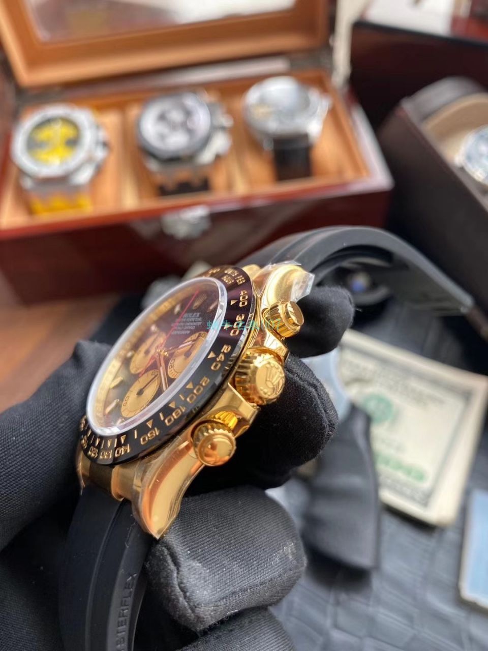 N厂黄金黑猫警长劳力士宇宙计型迪通拿系列顶级复刻高仿m116518ln-0047腕表 / R593