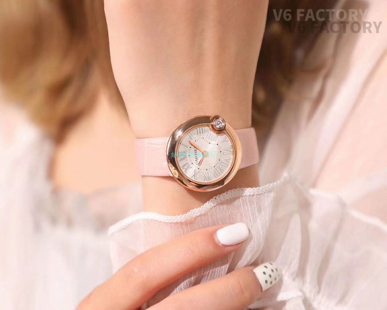 V6厂顶级复刻高仿手表卡地亚告白气球女装30毫米WGBL0005，WJBL0008腕表 / K277