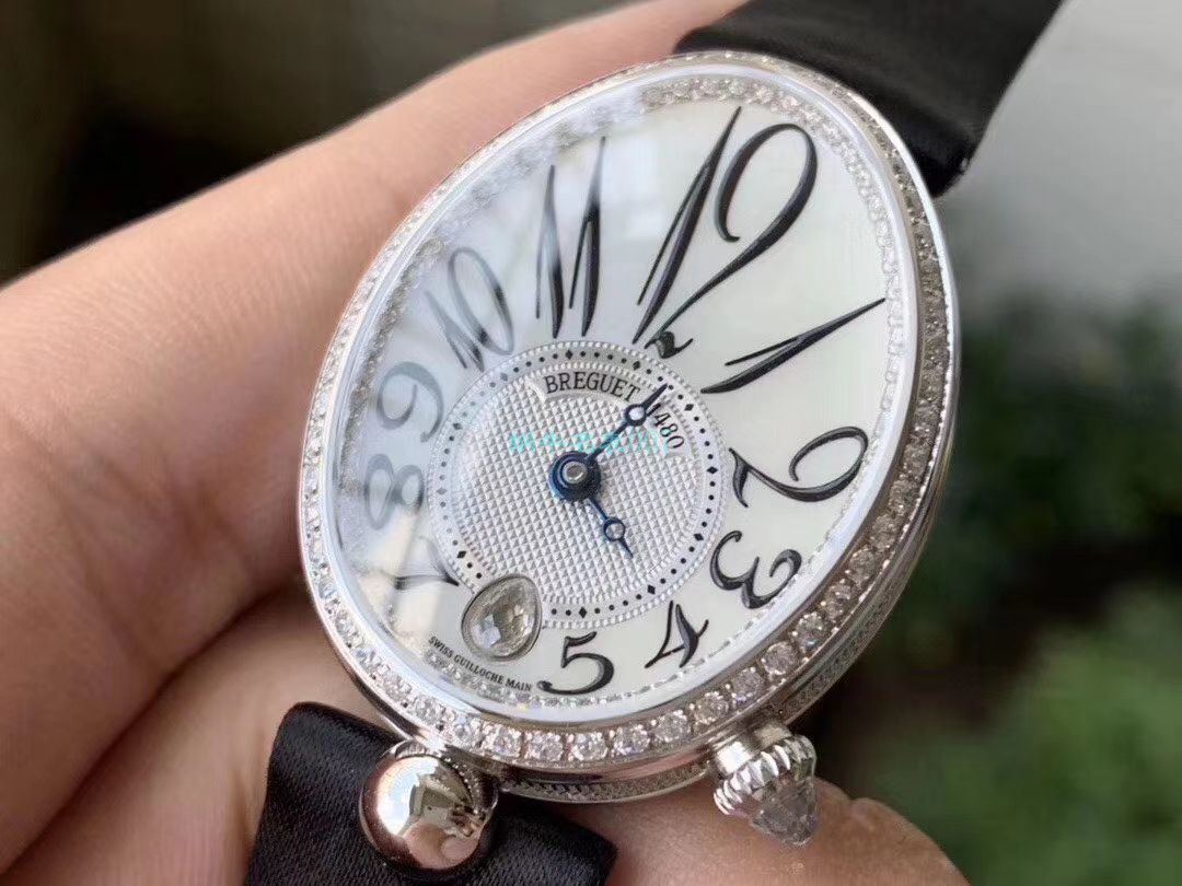 【视频评测ZF厂Breguet复刻高仿表】宝玑那不勒斯皇后系列8918BB/58/964/D00D女腕表 / BZ056