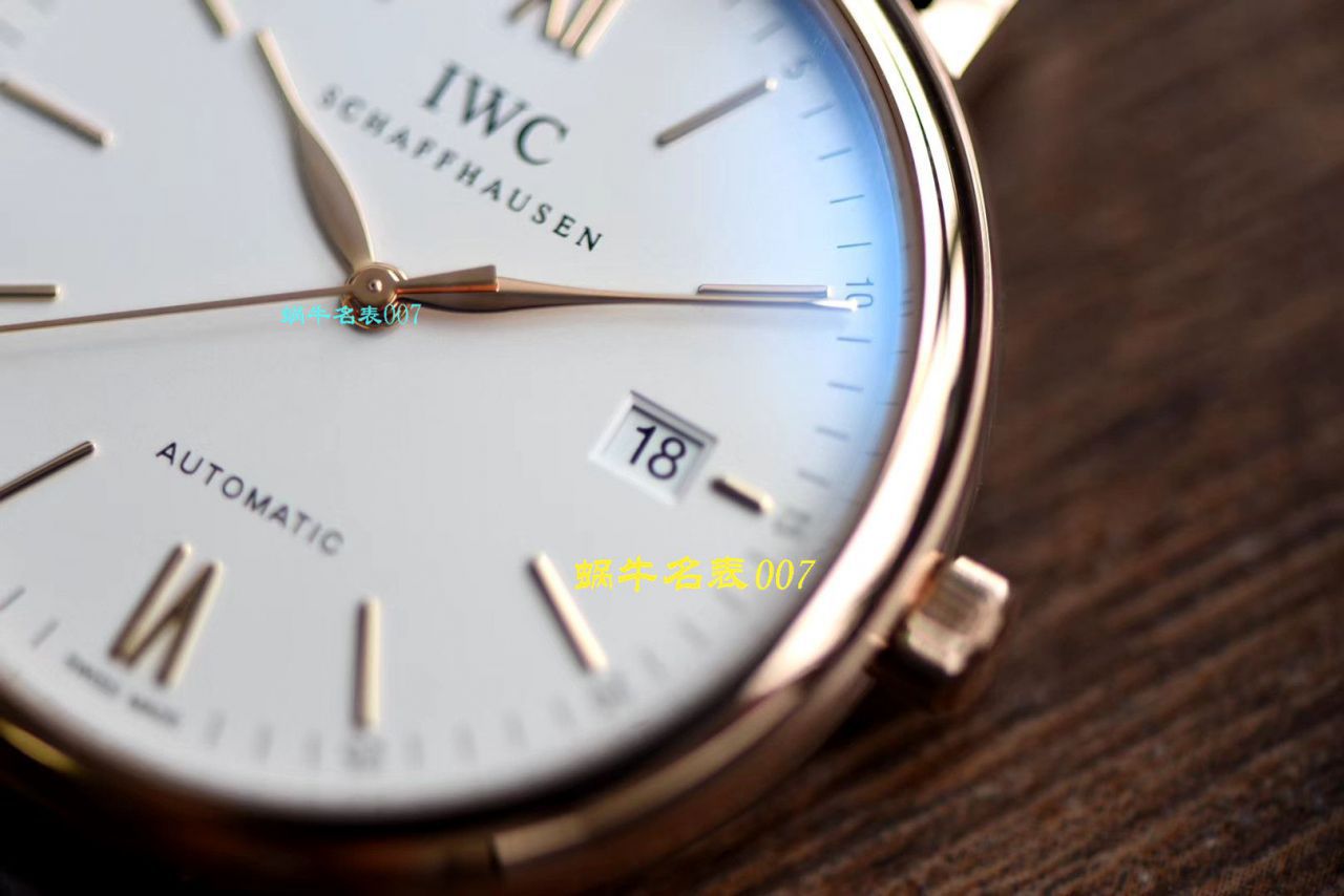 【视频评测最好的高精仿手表网站】V7厂万国柏涛菲诺系列IW356504腕表 / WG387V7