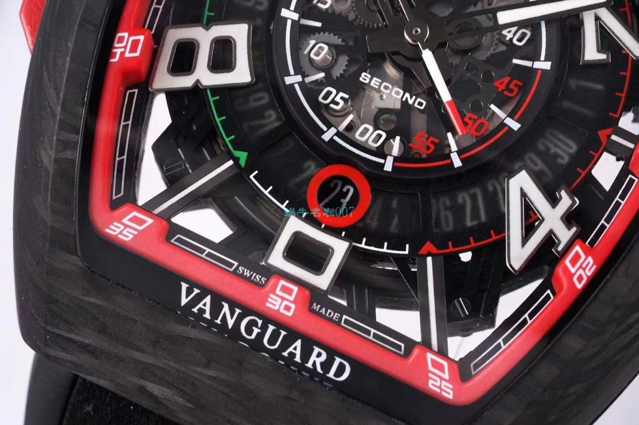 TW厂推出复刻高仿法穆兰碳纤维WPHH 2020 Vanguard™ Racing镂空系列腕表 / FL070