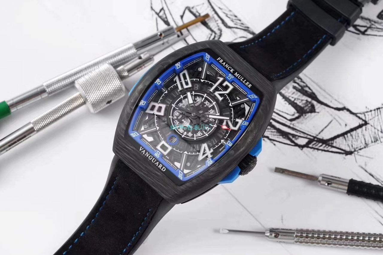 TW厂推出复刻高仿法穆兰碳纤维WPHH 2020 Vanguard™ Racing镂空系列腕表 / FL070