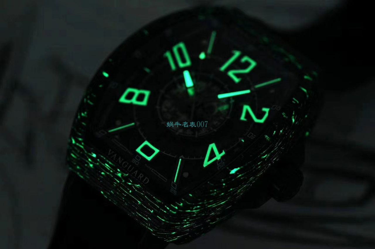 TW厂推出复刻高仿法穆兰碳纤维WPHH 2020 Vanguard™ Racing镂空系列腕表 / FL070