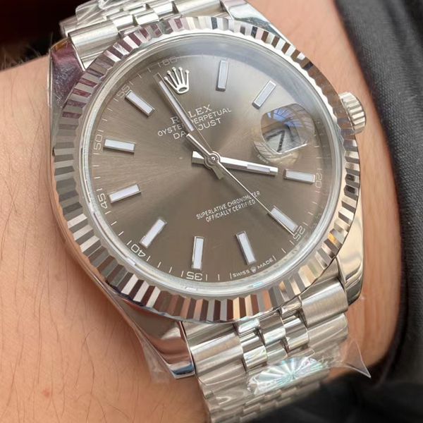 AR厂1比1高精仿手表V3版本41毫米劳力士日志型m126334-0014腕表