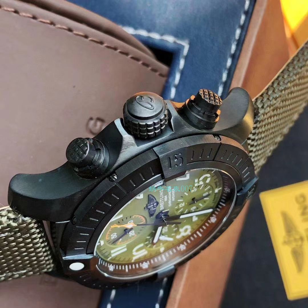 原单真瑞士ETA7750百年灵复仇者夜间任务计时腕表45系列V13317101L1X1腕表 