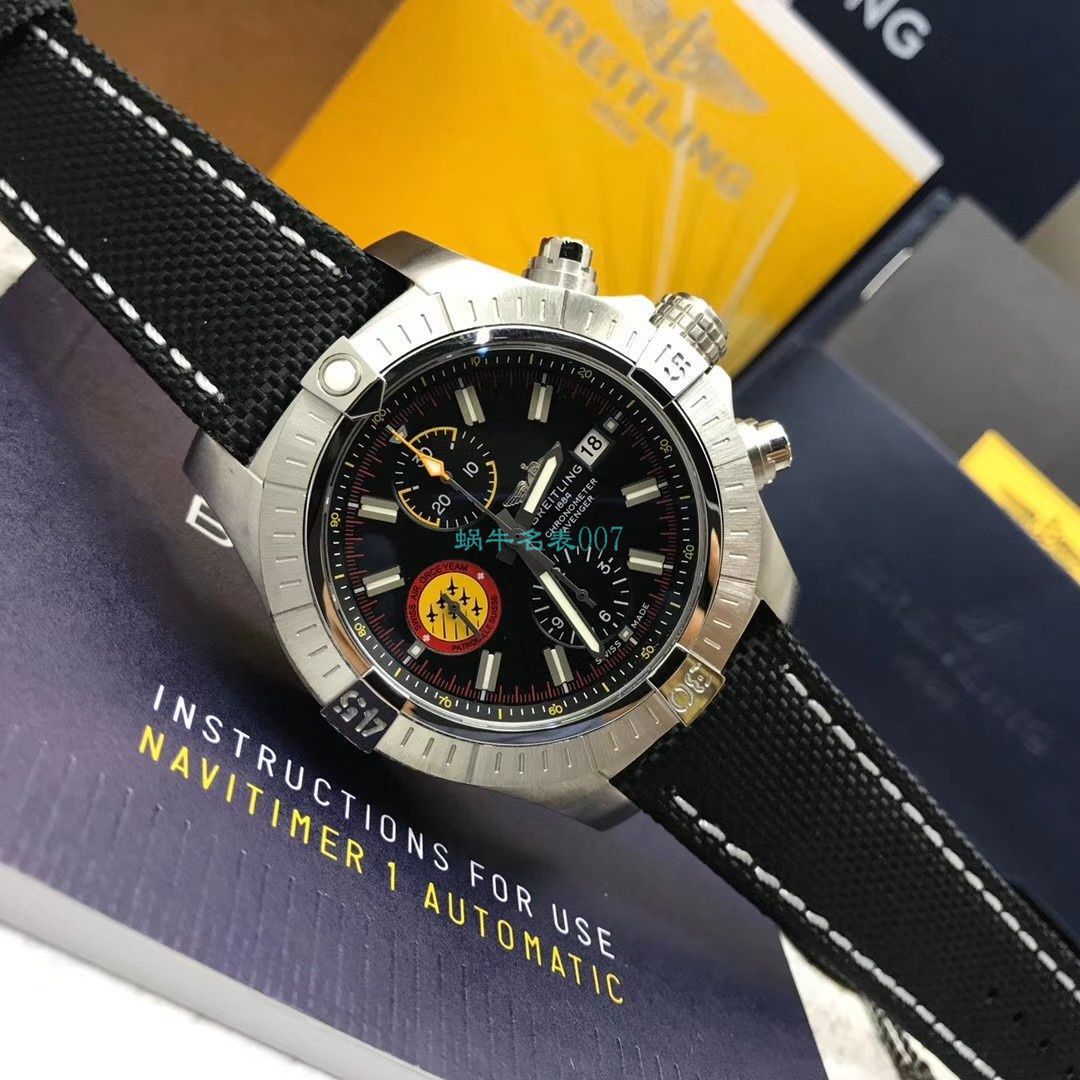 原单百年灵50周年复仇者瑞士巡逻兵限量款A133171A1B1X1腕表 / BL176