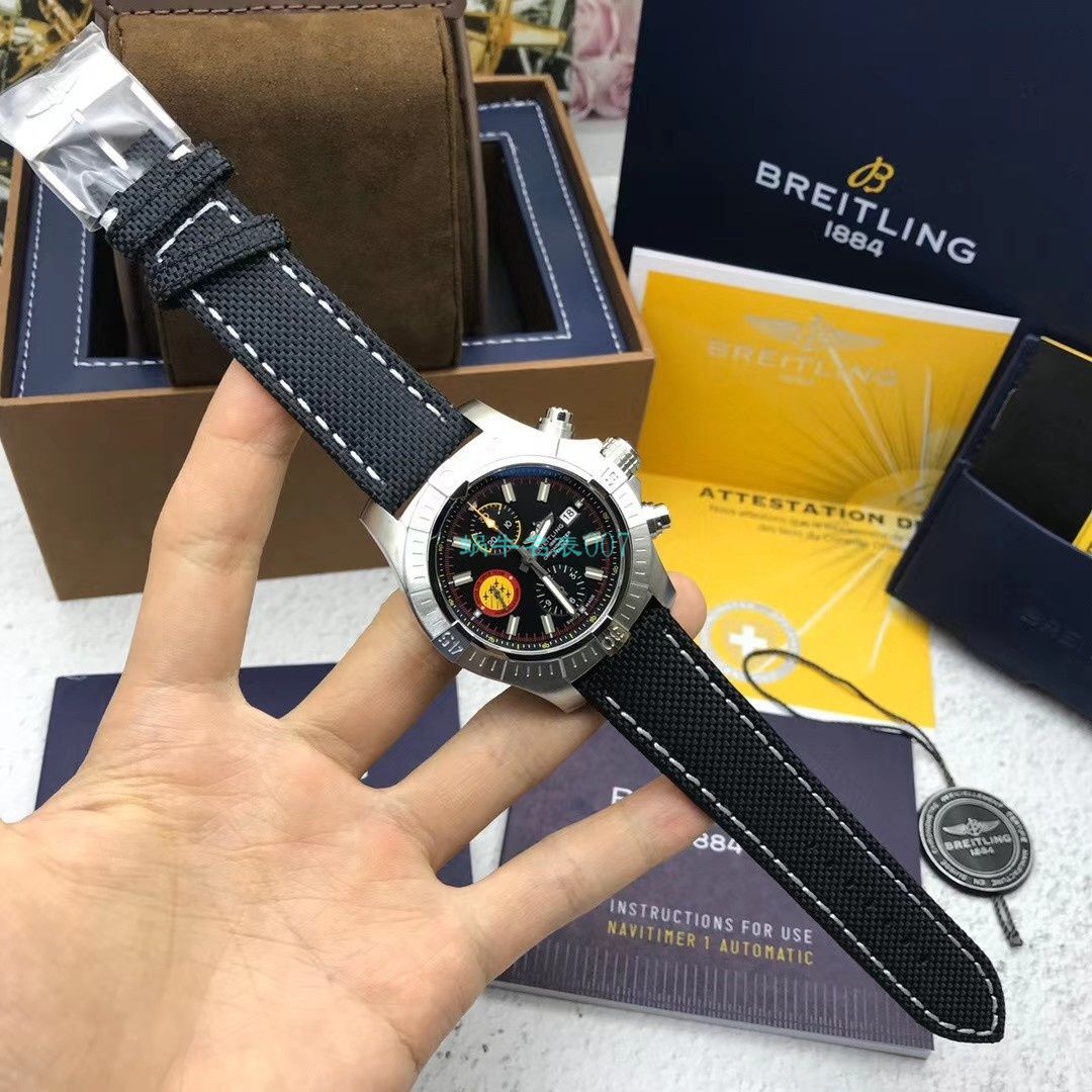 原单百年灵50周年复仇者瑞士巡逻兵限量款A133171A1B1X1腕表 / BL176