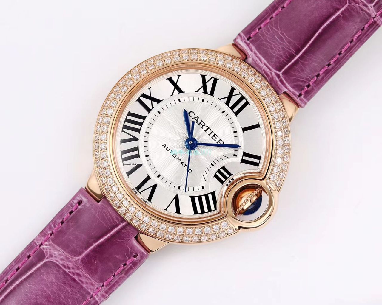 V6厂卡地亚蓝气球女表33,36毫米7K版本顶级复刻高仿最终版两档定制级别Cal.076自动机芯 / K278