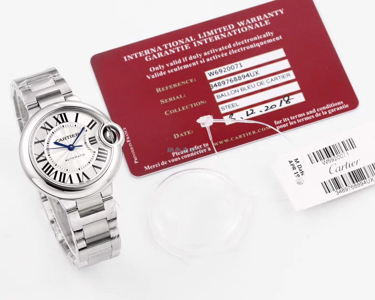 V6厂卡地亚蓝气球女表33,36毫米7K版本顶级复刻高仿最终版两档定制级别Cal.076自动机芯 / K278