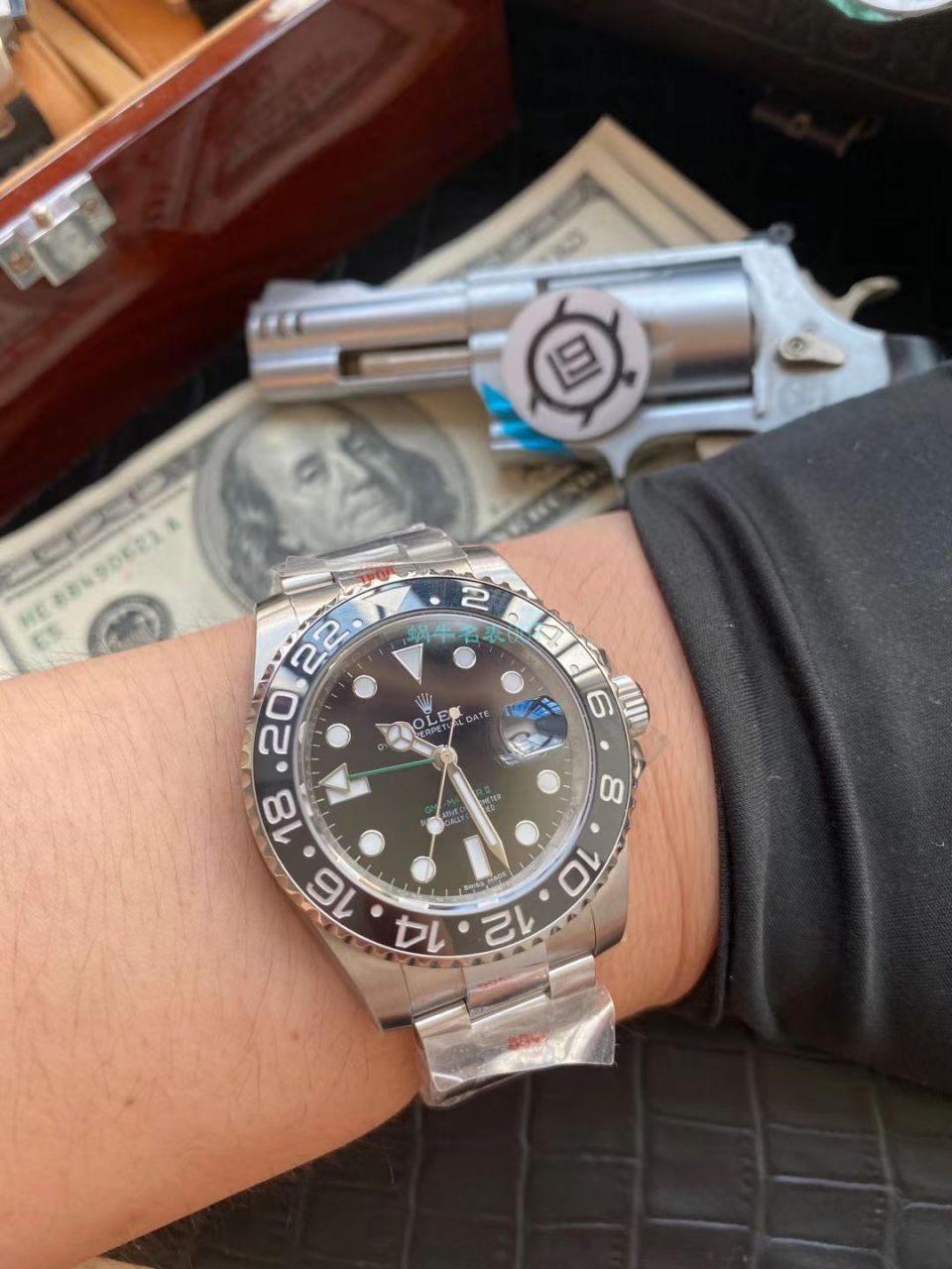 V9厂高精仿手表劳力士格林尼治型II系列116710LN-78200腕表(绿针) / R605