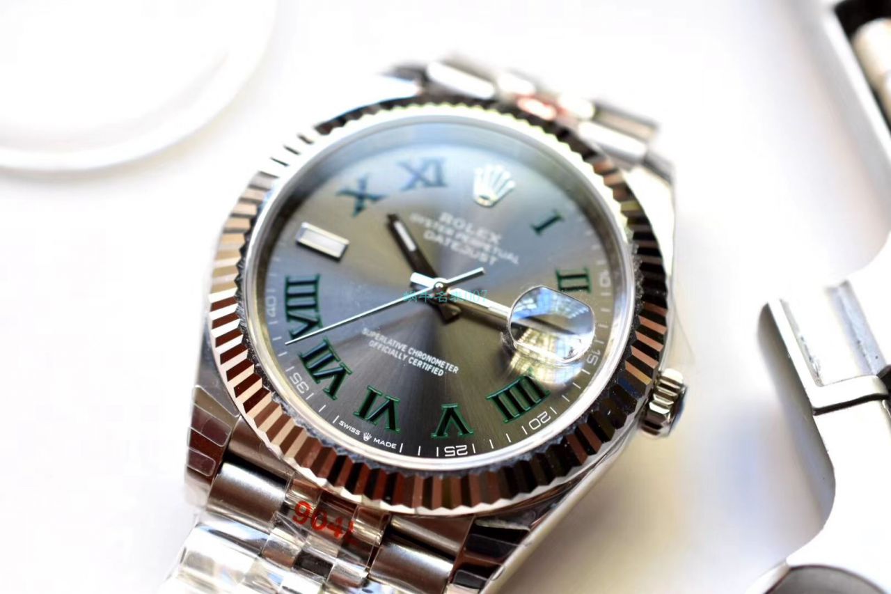 RE厂顶级复刻高仿手表劳力士日志型系列m126334-0022绿萝腕表 / R607
