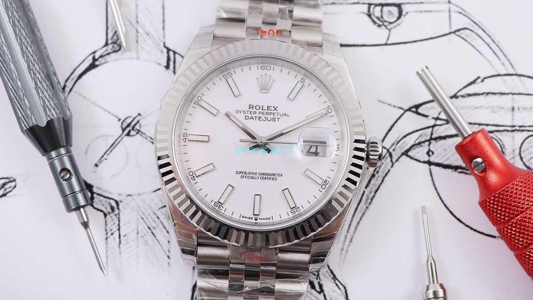 RE厂顶级复刻高仿手表劳力士日志型系列m126334-0022绿萝腕表 / R607