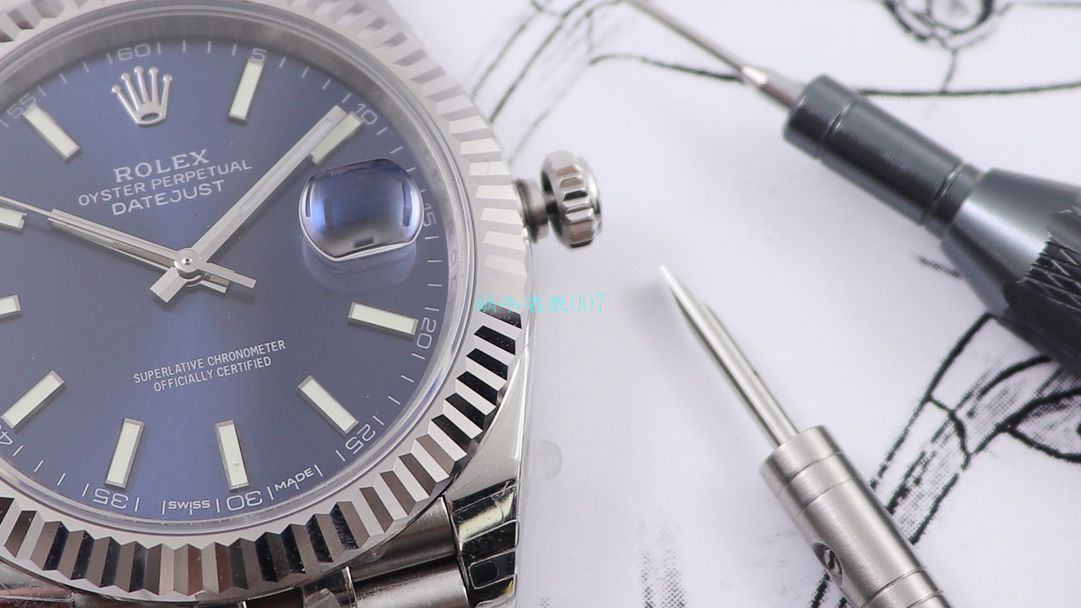 RE厂顶级复刻高仿手表劳力士日志型系列m126334-0022绿萝腕表 / R607