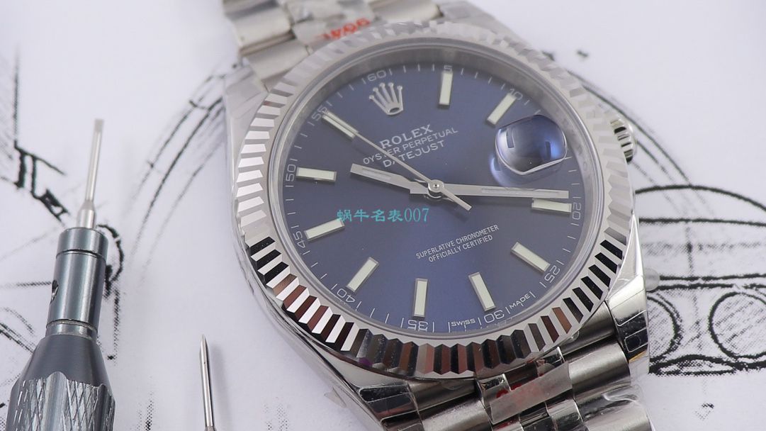 RE厂顶级复刻高仿手表劳力士日志型系列m126334-0022绿萝腕表 / R607