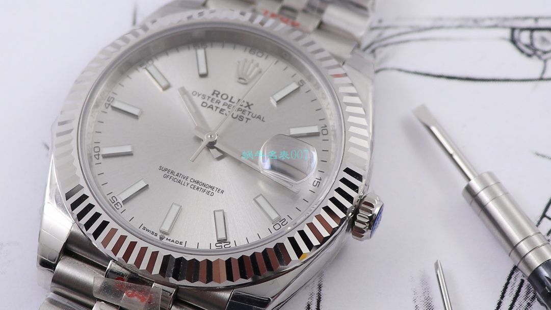 RE厂顶级复刻高仿手表劳力士日志型系列m126334-0022绿萝腕表 / R607