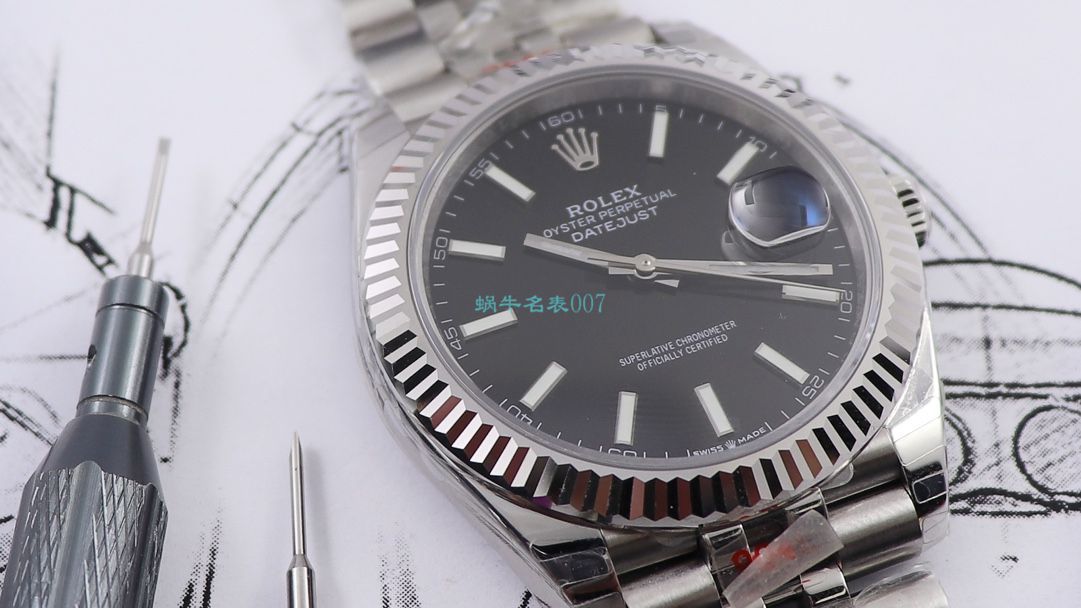 RE厂顶级复刻高仿手表劳力士日志型系列m126334-0022绿萝腕表 / R607