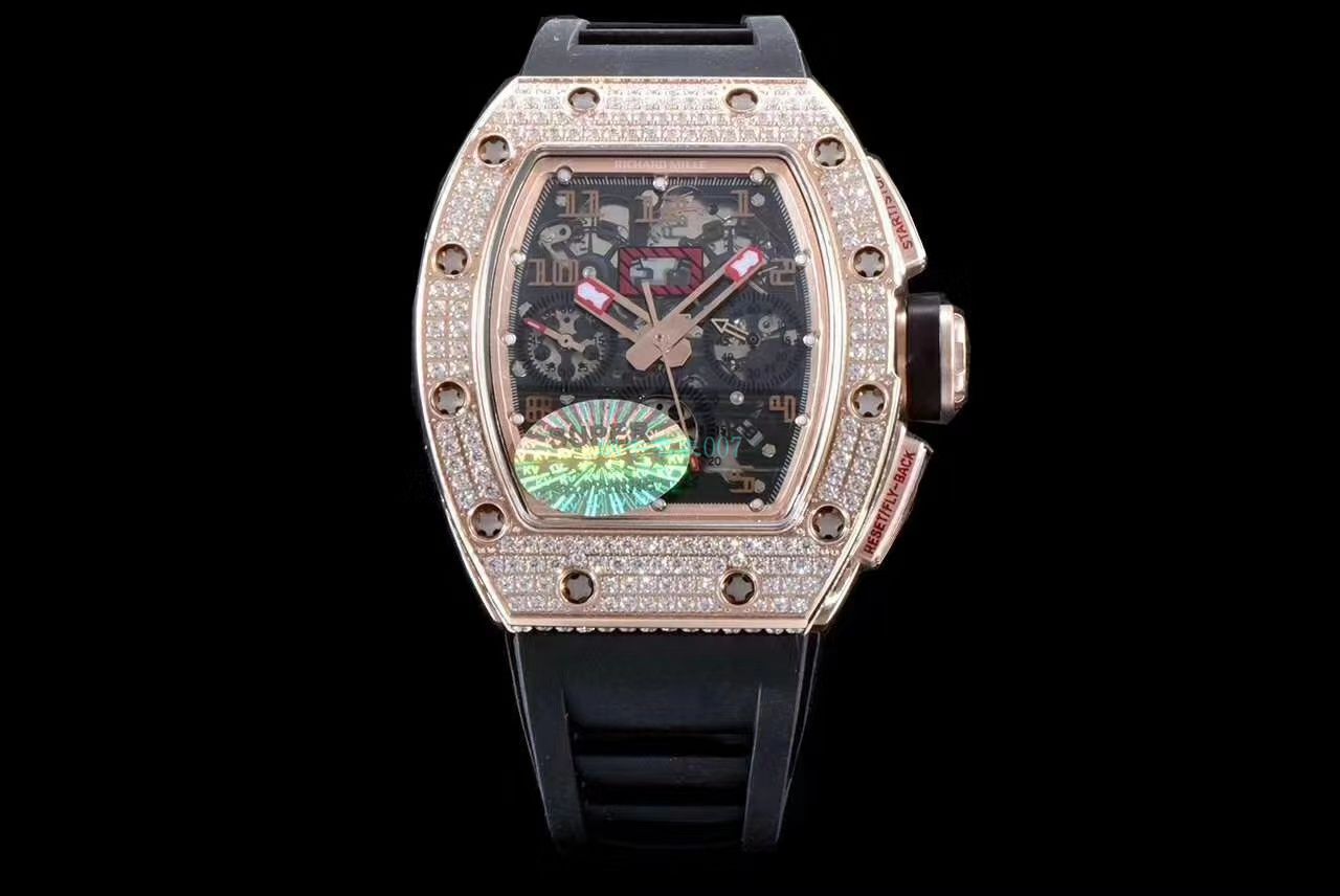 KV厂超A高仿手表理查德米勒RM011菲利普-马萨满钻限定版 / KV011ZUAN