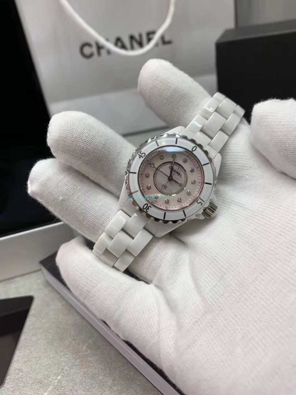 独家原单专柜一致香奈儿经典J12系列女士腕表H5704，H5513钻石款 / X056