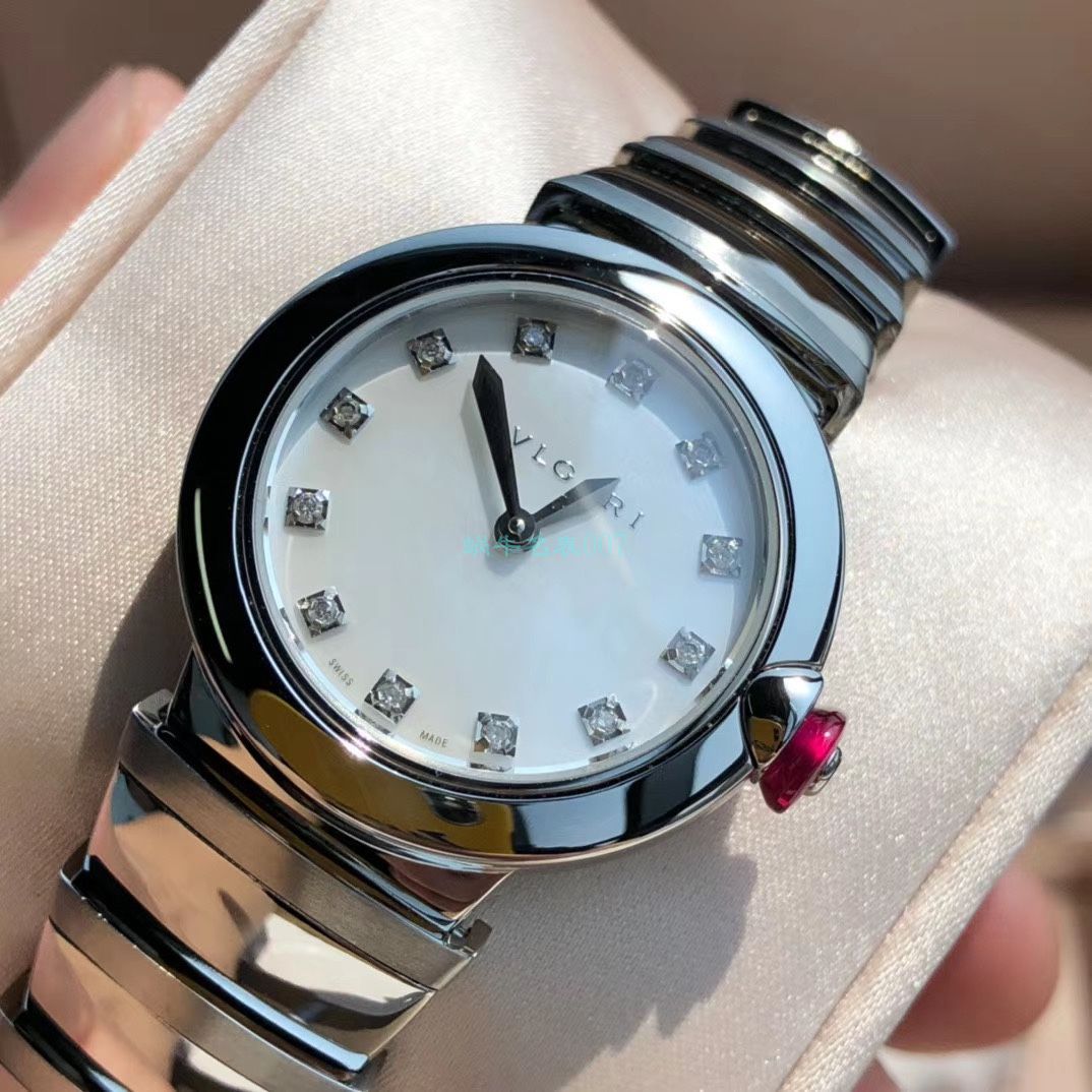 渠道真钻原单宝格丽LVCEA系列102196 LU28WSS/12女士腕表 / BG033