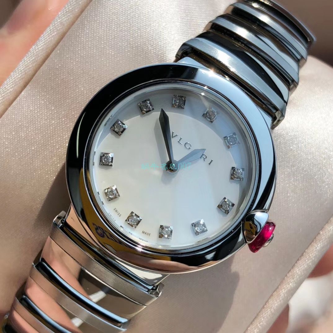 渠道真钻原单宝格丽LVCEA系列102196 LU28WSS/12女士腕表 / BG033