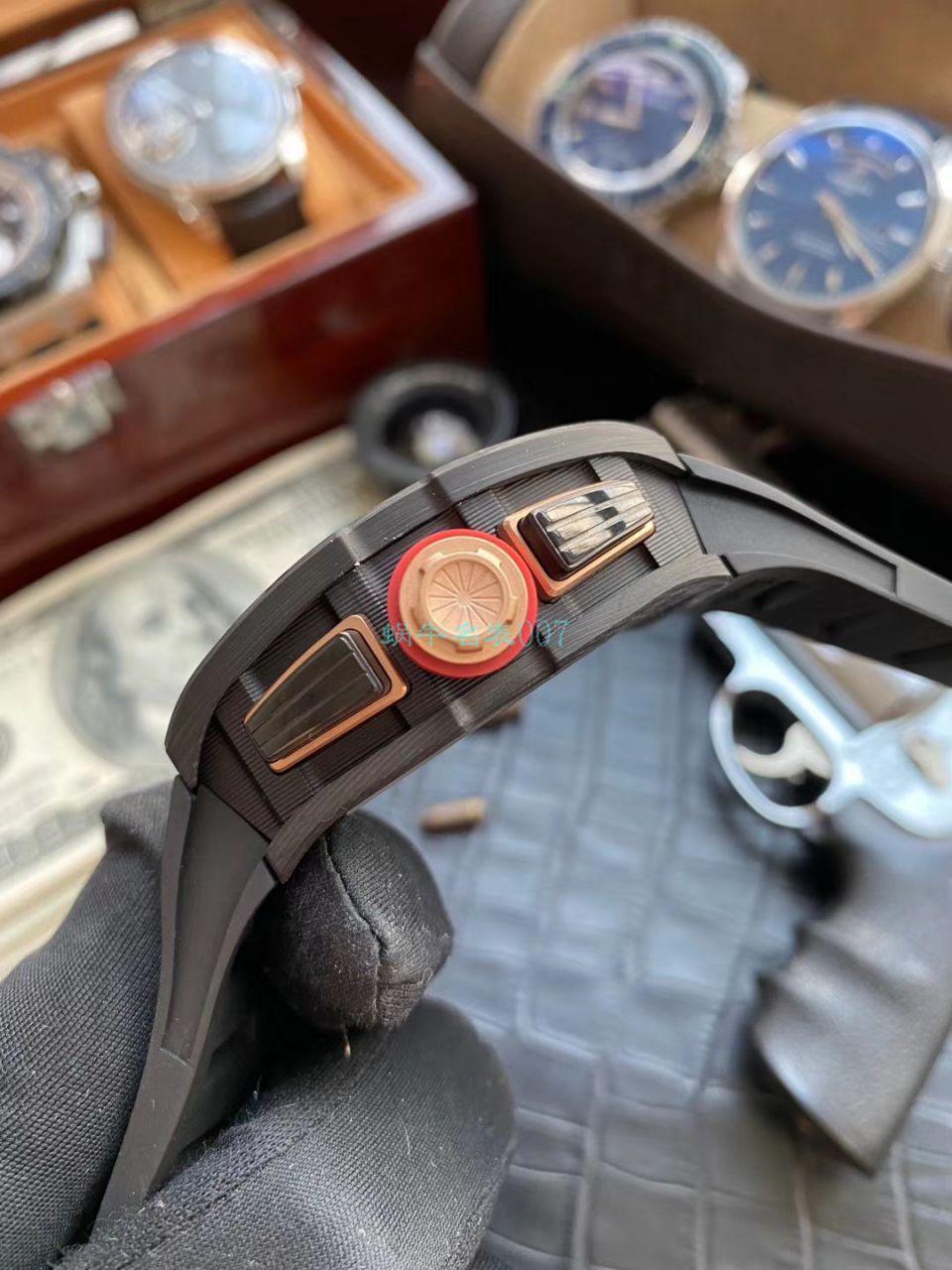 KV台湾厂V2升级版锻造碳纤维理查德米勒复刻高仿手表男士系列RM 011腕表 / KVRM011V2C