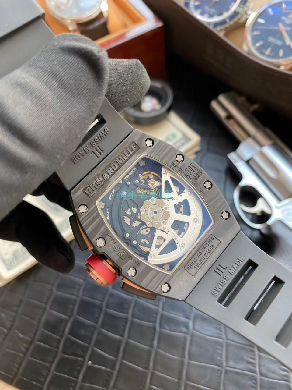 KV台湾厂V2升级版锻造碳纤维理查德米勒复刻高仿手表男士系列RM 011腕表 / KVRM011V2C