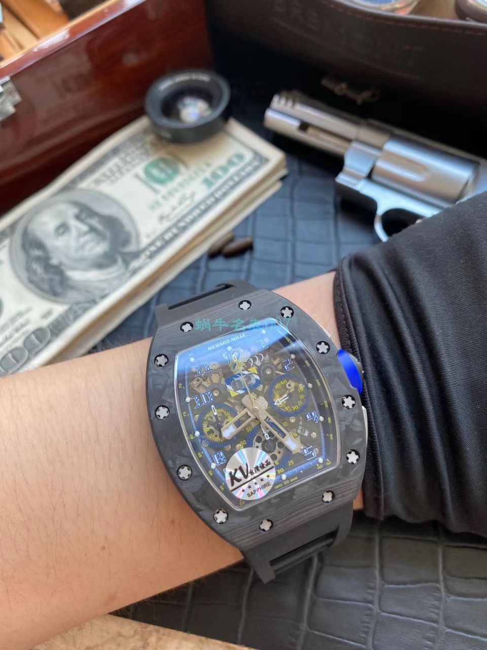 KV台湾厂V2升级版锻造碳纤维理查德米勒复刻高仿手表男士系列RM 011腕表 / KVRM011V2C