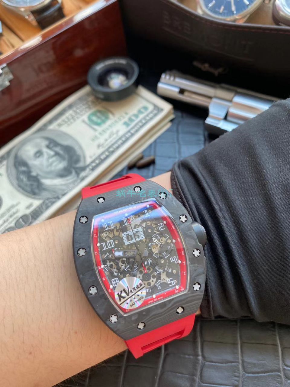 KV台湾厂V2升级版锻造碳纤维理查德米勒复刻高仿手表男士系列RM 011腕表 / KVRM011V2C