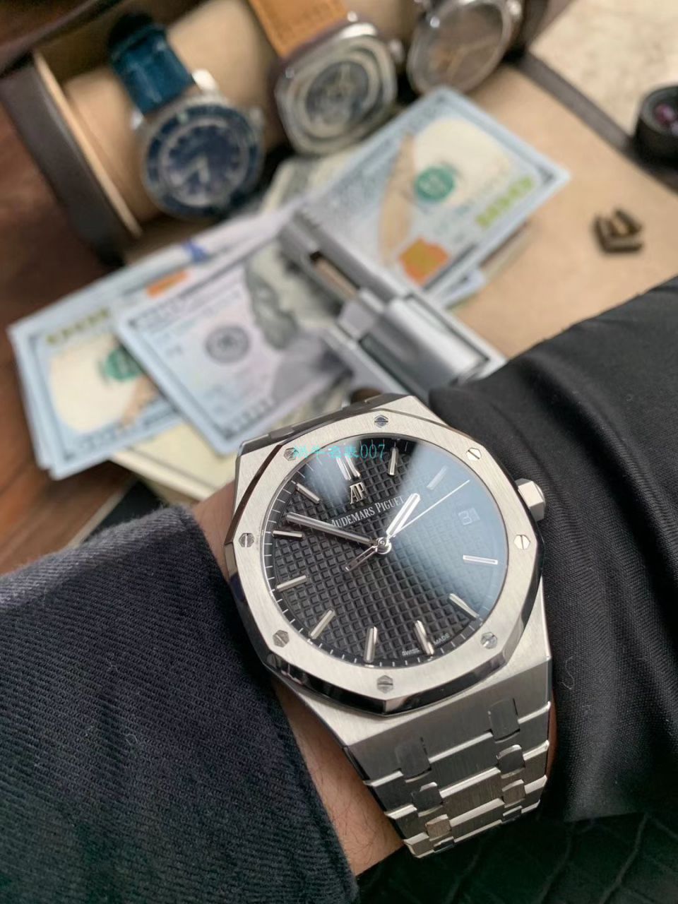 ZF厂AP爱彼复刻手表皇家橡树高仿15500ST.OO.1220ST.04腕表 / AP198